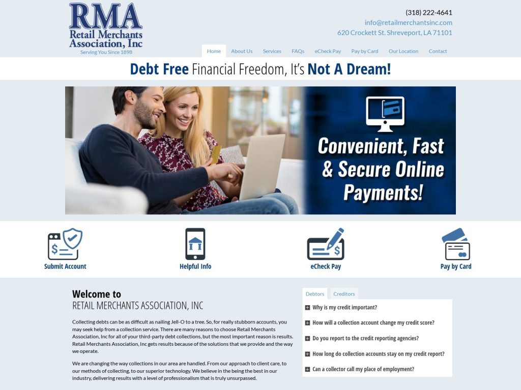 Retail Merchants Association, Inc Bandwise Shreveport  Design